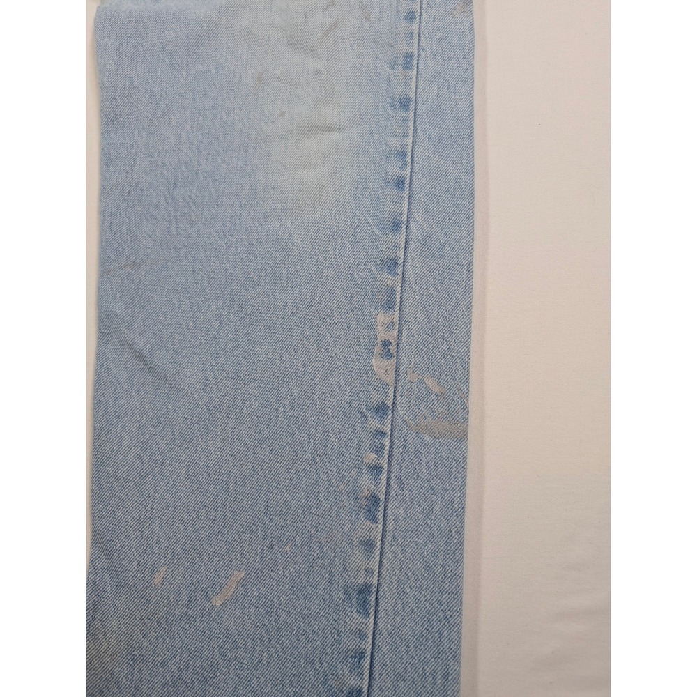 Carhartt B17STW Relaxed Fit Jeans Mens 34x34 Stonewash Blue Distressed Denim - Picture 3 of 8